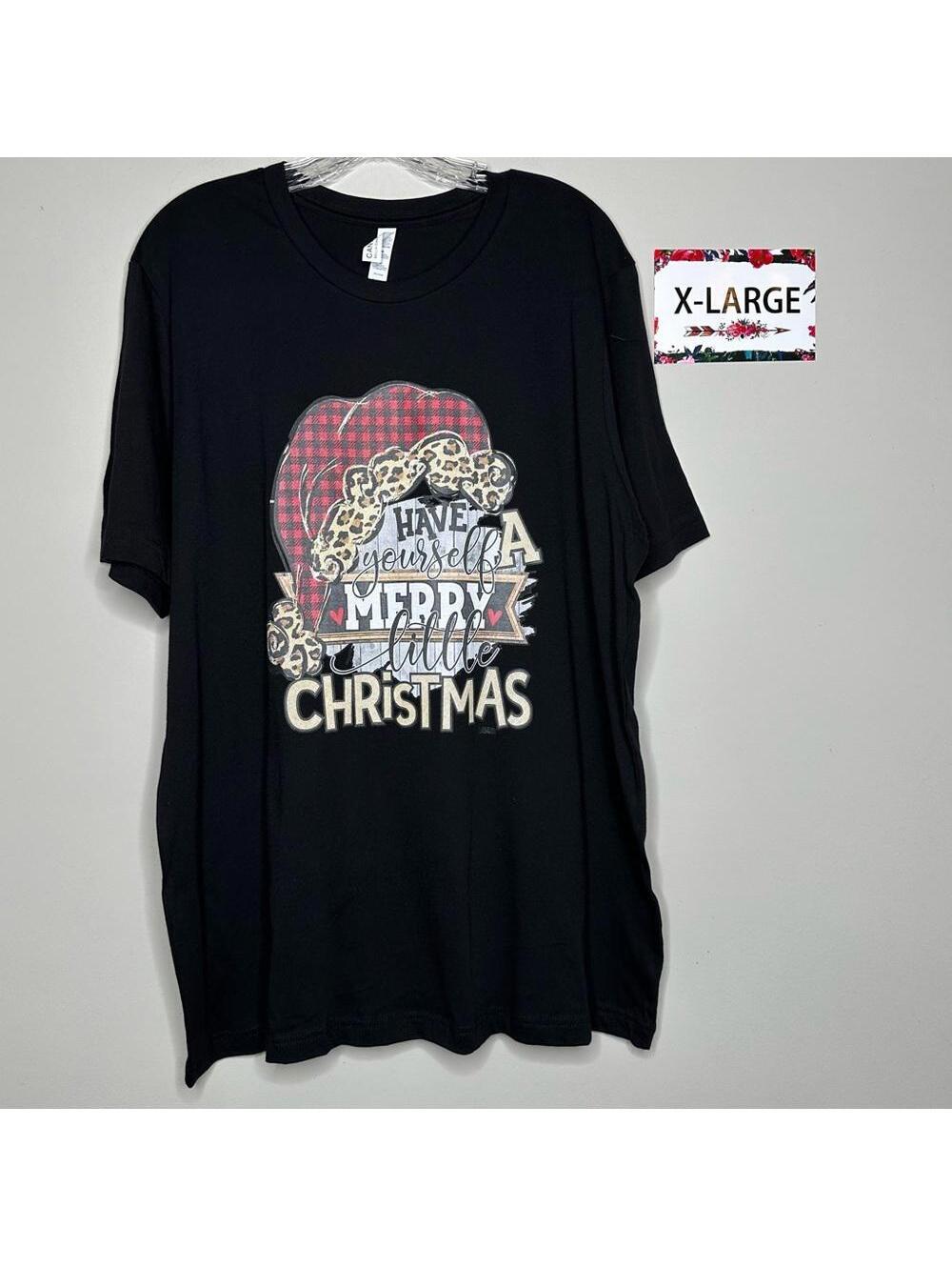 Have Yourself a Merry Little Christmas XL L&B Life t- shirt